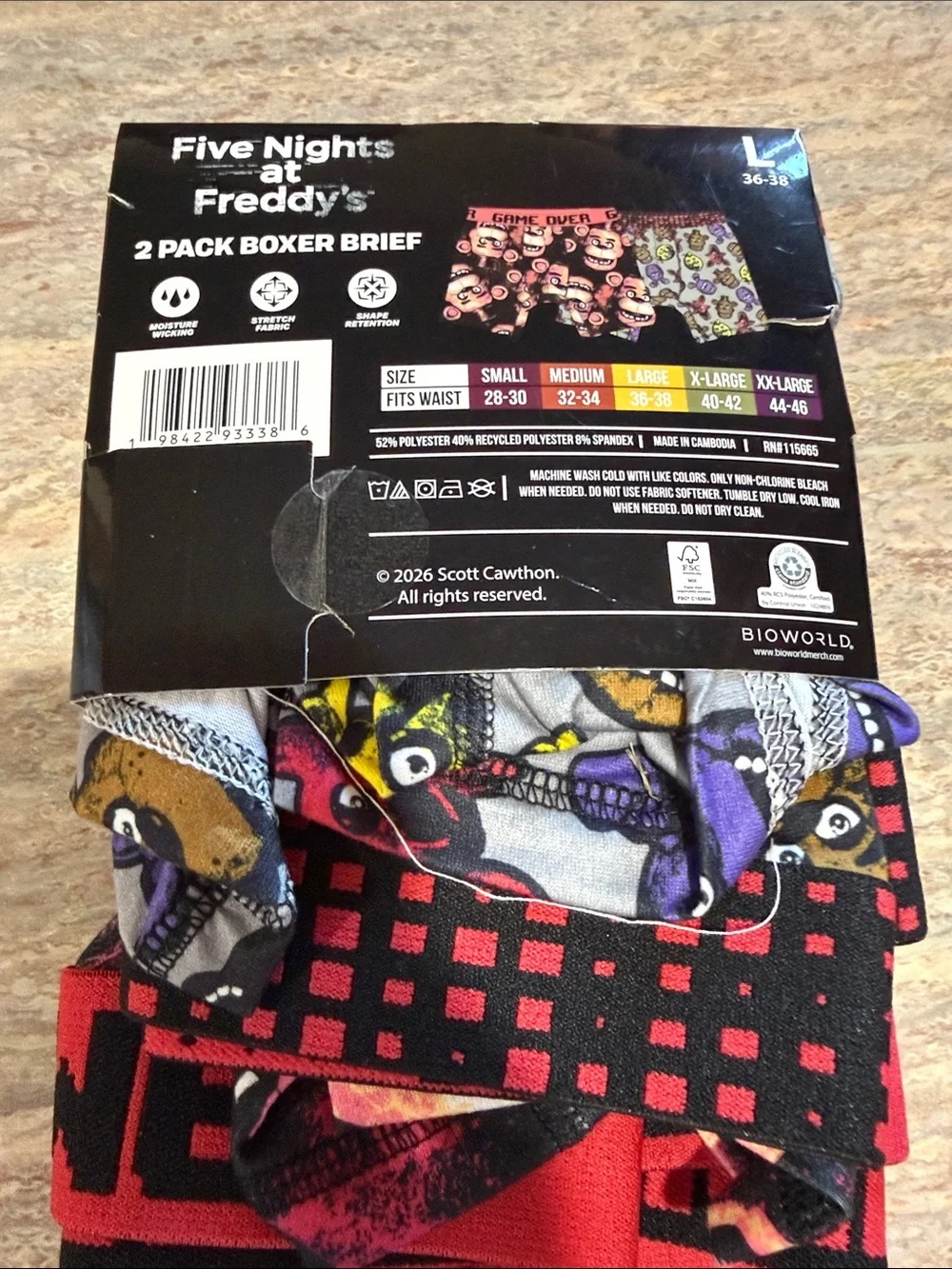 Five Nights at Freddy’s Boxer Briefs